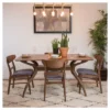 5pc 60" Idalia Mid-Century Modern Dining Set - Christopher Knight Home -Christopher Knight Home GUEST a77e1506 7e36 4236 96a3 2661694a52df