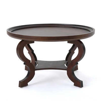 Althea Circular Coffee Table - Christopher Knight Home 8 Althea Circular Coffee Table - Christopher Knight Home - Image 6