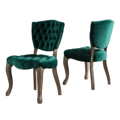 Bates Tufted Dining Chair Set 2ct - Christopher Knight Home 9 Bates Tufted Dining Chair Set 2ct - Christopher Knight Home - Image 7