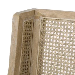 Christopher Knight Home Set Of 2 Maurers Cane And Wood Upholstered Dining Chairs Beige/Natural -Christopher Knight Home GUEST a8d0e2f8 ac2d 4705 861a bfea10a122f8