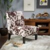 Set Of 2 Kassi Cowhide Print Upholstered Accent Chair - Christopher Knight Home -Christopher Knight Home GUEST a995ad21 7f69 4482 bffa 3a7c2a444c70