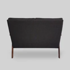 Duluth Mid Century Tufted Loveseat Black - Christopher Knight Home -Christopher Knight Home GUEST a9cea25d 3bd8 4197 9fd3 6e56b6551b2c