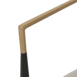 Christopher Knight Home Set Of 2 Elmore Iron Upholstered Dining Chairs Beige/Black/Gold -Christopher Knight Home GUEST ac3ec3ac 7d93 4d4c bda1 78b59c9d3f8c