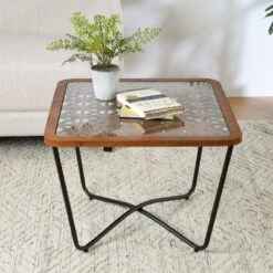 Christopher Knight Home Tierney Industrial Tempered Glass And Metal Square Coffee Table With Geometric Pattern 15 Christopher Knight Home Tierney Industrial Tempered Glass And Metal Square Coffee Table With Geometric Pattern -Christopher Knight Home GUEST adc3767c 6243 473a 93b1 0f36a0b08550