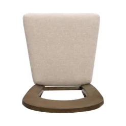 Set Of 2 Elegant Wooden Dining Chairs With Chenille Upholstered Seat, Solid Rubberwood Frame - Christopher Knight Home -Christopher Knight Home GUEST ae4df046 d7ad 4d34 8391 b045cfc6626c