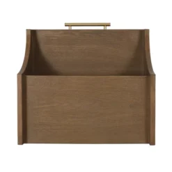 Boyes Contemporary End Table With Hutch Walnut/Natural/Antique Gold - Christopher Knight Home -Christopher Knight Home GUEST b00e93c9 3b31 4f4e 91d3 1eff8c33be96