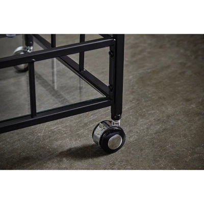 Falon Modern Glam Bar Cart - Christopher Knight Home 4 Falon Modern Glam Bar Cart - Christopher Knight Home - Image 2