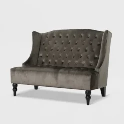Leora Winged Loveseat - Christopher Knight Home -Christopher Knight Home GUEST b24122d3 1f05 4a45 b958 5941f2609441