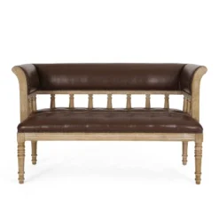 Loyning Traditional Upholstered Tufted Loveseat - Christopher Knight Home -Christopher Knight Home GUEST b26999bf f7ef 4a95 b592 a7f627b84cae
