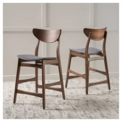 Set Of 2 24" Gavin Counter Height Barstool - Christopher Knight Home