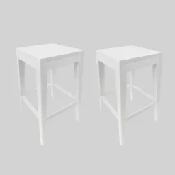 Set Of 2 Maybelle Farmhouse Wooden Counter Height Barstools - Christopher Knight Home -Christopher Knight Home GUEST b3c6765d 7981 46ca 863e 81f370ed558b