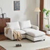 Christopher Knight Home Acker 3 Pieces Modern Upholstered Sectional Sofa Set, White -Christopher Knight Home GUEST b678b644 b255 4919 a5df 65b0bccf823c