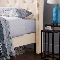 Tourmaline Contemporary Upholstered Bed - Christopher Knight Home -Christopher Knight Home GUEST b6846527 1b43 4f0d bed6 599893487dab