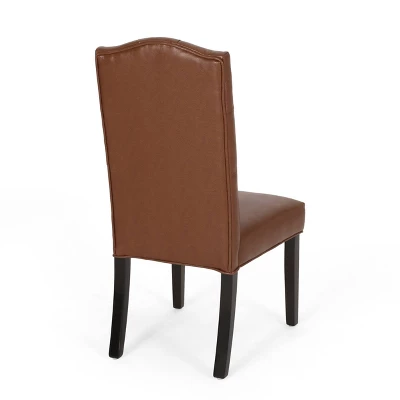 2pk Harriet Contemporary Tufted Dining Chairs - Christopher Knight Home 5 2pk Harriet Contemporary Tufted Dining Chairs - Christopher Knight Home - Image 3