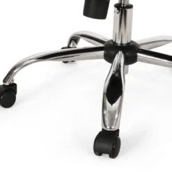 Bergen Contemporary Wingback Swivel Office Chair Midnight Black/Chrome - Christopher Knight Home -Christopher Knight Home GUEST b7be2346 aff1 4762 809b a01ab220b715