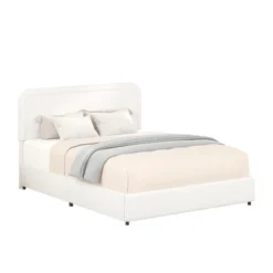 Christopher Knight Home Calvin Modern Boucle Upholstered Queen Size Bed With 2 Drawers And Adjusted Headboard -Christopher Knight Home GUEST b90c45bc e44b 4ddf 9775 3e13b3ebabb6