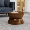 Minkler Modern Iron Hourglass Brushed Antique Coffee Table - Christopher Knight Home -Christopher Knight Home GUEST b9f22011 4c72 4f79 92f2 c83288b3c41e