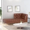 Tignall Contemporary Tufted One Armed Chaise Lounge - Christopher Knight Home -Christopher Knight Home GUEST ba12f939 4529 42a7 ac20 9be7d0bd2ee8