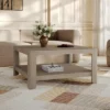 Christopher Knight Home Cletes Indoor Modern Double Layers Design Square Coffee Table -Christopher Knight Home GUEST bb41215b 4feb 4a61 8cca 00126339c96e