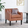 Deanna Contemporary Faux Leather Tufted Accent Chair - Christopher Knight Home 2 Deanna Contemporary Faux Leather Tufted Accent Chair - Christopher Knight Home -Christopher Knight Home GUEST bc495151 739d 4834 941b e5fa99d67d6a