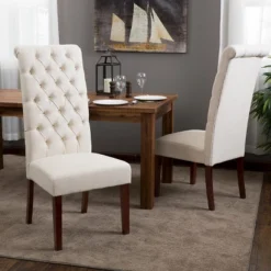 Set Of 2 Leorah Tall Back Tufted Dining Chair - Christopher Knight Home 10 Set Of 2 Leorah Tall Back Tufted Dining Chair - Christopher Knight Home -Christopher Knight Home GUEST bdafbe06 7019 40ca ba71 d20a5df39f4d