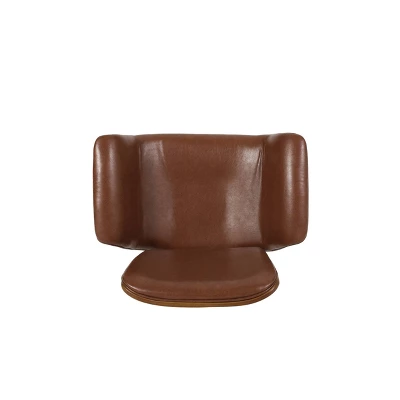 2pc Romer Mid Century Modern Bentwood Adjustable Swivel Counter Height Barstools - Christopher Knight Home 8 2pc Romer Mid Century Modern Bentwood Adjustable Swivel Counter Height Barstools - Christopher Knight Home - Image 6