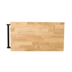 Byway Contemporary Kitchen Cart With Wheels Black/Natural - Christopher Knight Home -Christopher Knight Home GUEST be9dc938 e360 4e7d b67f d79f3a6dc9a0