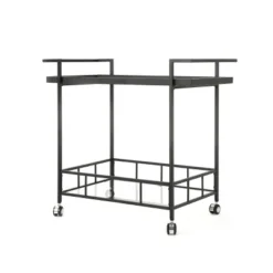 Ambrose Industrial Bar Cart - Christopher Knight Home -Christopher Knight Home GUEST bf6b8415 3197 47d2 8d47 2942b7e6998b