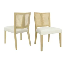 Christopher Knight Home Hassan Rubberwood Upholstered Dining Chairs With Cane Webbing(Set Of 2) 24 Christopher Knight Home Hassan Rubberwood Upholstered Dining Chairs With Cane Webbing(Set Of 2) -Christopher Knight Home GUEST c0131425 d8c7 4dee 97c7 64834286ef55