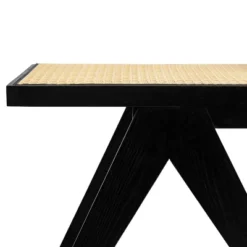 Christopher Knight Home Sepp Rubberwood And Cane Armless Dining Chair With V-Shaped Legs(Set Of 2) -Christopher Knight Home GUEST c24d8d3b 7156 4bb4 be33 441abc8d517f