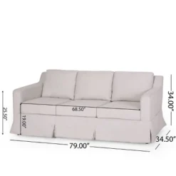 Arrastra Contemporary Fabric 3 Seater Sofa With Skirt - Christopher Knight Home 24 Arrastra Contemporary Fabric 3 Seater Sofa With Skirt - Christopher Knight Home -Christopher Knight Home GUEST c253cc59 a693 4d52 aa5e cddb01083fc1