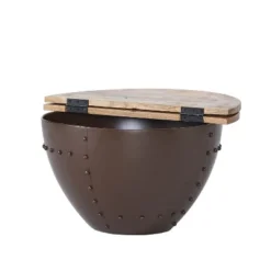 Christopher Knight Home Algonac Modern Industrial Handcrafted Mango Wood And Iron Storage Coffee Table, Natural -Christopher Knight Home GUEST c3a1430b d2b8 4e33 9295 b37d7843ec3d