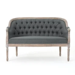 Faye Classical Tufted Loveseat - Christopher Knight Home -Christopher Knight Home GUEST c720d65e f3e7 4e43 8b5c 7e0b74e95de7