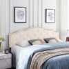 Cordeaux Contemporary Upholstered Headboard - Christopher Knight Home -Christopher Knight Home GUEST c7290953 0cc9 4201 991b 49cdf0c0f010