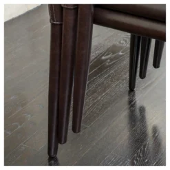 Set Of 4 Comstock Bonded Leather Stackable Dining Chair Brown - Christopher Knight Home: Upholstered, Metal Legs, No Assembly Required 7 Set Of 4 Comstock Bonded Leather Stackable Dining Chair Brown - Christopher Knight Home: Upholstered, Metal Legs, No Assembly Required -Christopher Knight Home GUEST ca7e4bcb 91f5 48bb 878b 5150f8af5186