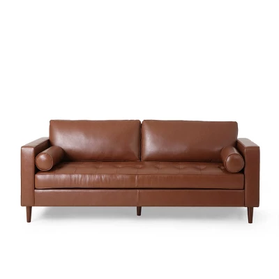 Malinta Contemporary Tufted 3 Seater Sofa - Christopher Knight Home 12 Malinta Contemporary Tufted 3 Seater Sofa - Christopher Knight Home - Image 10