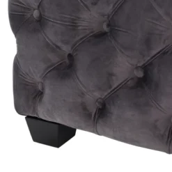 Jaymee New Velvet Ottoman - Christopher Knight Home -Christopher Knight Home GUEST cbb3568e 8baa 4312 bf71 305cf5c04ec1
