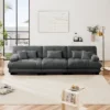 Christopher Knight Home Coral 134" 3-Seater Sectional Sofa Chenille Upholstered Furniture For Living Room -Christopher Knight Home GUEST cbe75d77 abe9 479c 9888 8a0f5120de25