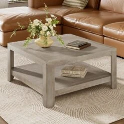 Christopher Knight Home Cletes Indoor Modern Double Layers Design Square Coffee Table -Christopher Knight Home GUEST cc162ed4 b3c5 41cc 8ad5 1d7f50cbaadd
