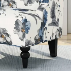 Toddman High-Back Club Chair Floral Print Blue - Christopher Knight Home -Christopher Knight Home GUEST cc44d999 bce3 48f2 a0ef 1bc5f84d0f79