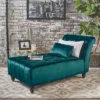 Rubie New Velvet Chaise Lounge - Christopher Knight Home