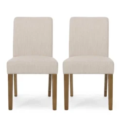 Set Of 2 Kuna Contemporary Upholstered Dining Chairs - Christopher Knight Home -Christopher Knight Home GUEST cdd3119f 23a7 48d6 b3b0 d74eee88f5f1