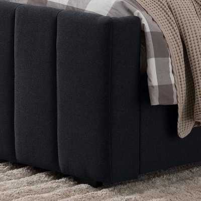 Queen Antoinette Traditional Upholstered Bed - Christopher Knight Home 4 Queen Antoinette Traditional Upholstered Bed - Christopher Knight Home - Image 3