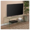 Ramona Console With Shelf TV Stand For TVs Up To 44" Clear - Christopher Knight Home -Christopher Knight Home GUEST cef7d21c 741d 4f1a 9e3e 9209ef12b4e2