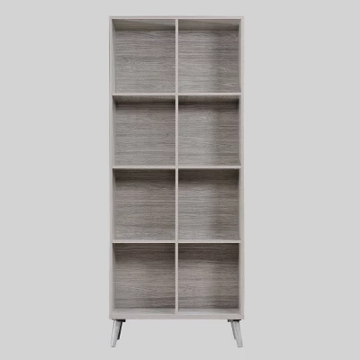 Chandelle 2pc Mid-Century Entertainment Center Set Gray Oak - Christopher Knight Home 6 Chandelle 2pc Mid-Century Entertainment Center Set Gray Oak - Christopher Knight Home - Image 4