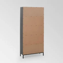 67.25" Gallatin Contemporary Cube Unit Bookcase Dark Gray - Christopher Knight Home -Christopher Knight Home GUEST cfce8983 818f 427f 9890 480f8038518d