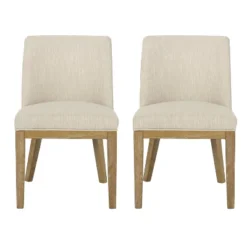 Christopher Knight Home Camas Contemporary Upholstered Wood Dining Chairs (Set Of 2) -Christopher Knight Home GUEST d14e40bd 0da5 4f34 8e2f cbee4aedf183
