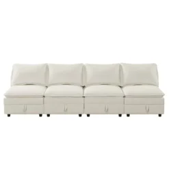 Christopher Knight Home Moloney Modular Sectional Sofa With Double Layer Seat Cushions And Storage -Christopher Knight Home GUEST d27ac2c7 b284 4dfc aa64 3de24d1a6498