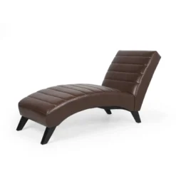 Stillmore Contemporary Channel Stitch Chaise Lounge - Christopher Knight Home -Christopher Knight Home GUEST d6ad53d2 d9f7 4dd6 9551 a41d4cbb9673