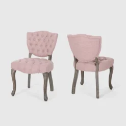 Set Of 2 Crosswind Tufted Dining Chair - Christopher Knight Home -Christopher Knight Home GUEST d6ee4fa3 14e7 4a71 aa3d c4c559f71c53
